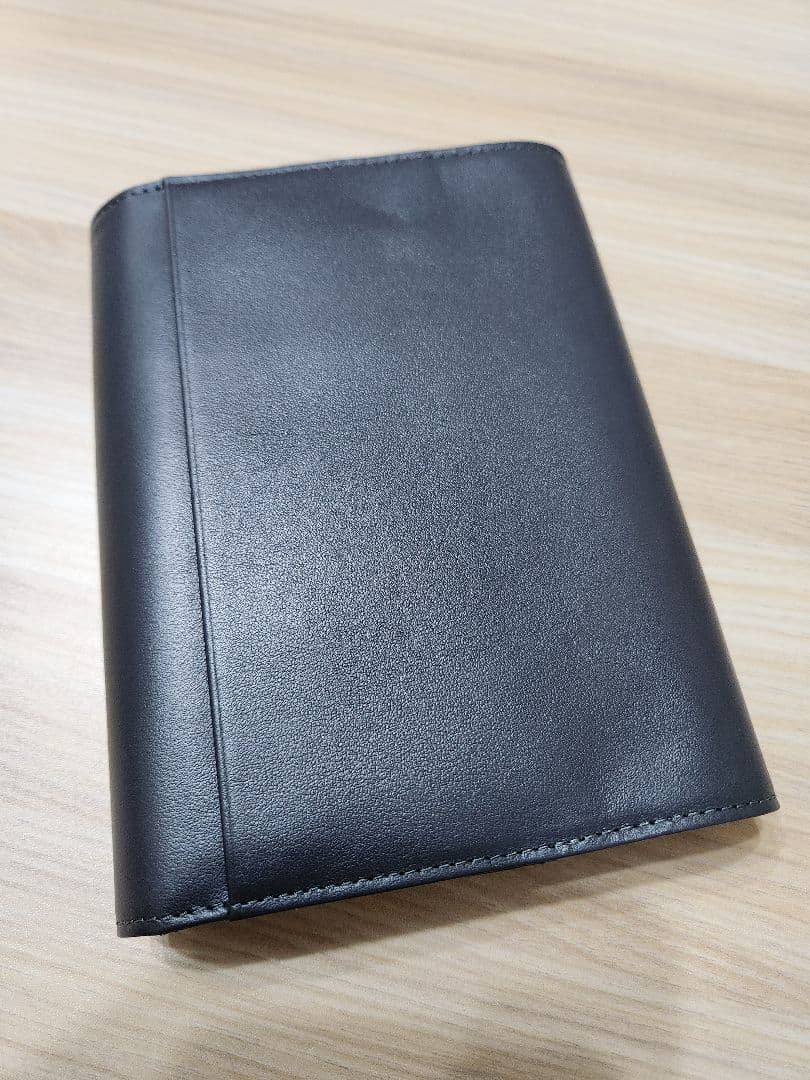 ほぼ日手帳カバー Charcoal Gray　本革　チャコールグレー