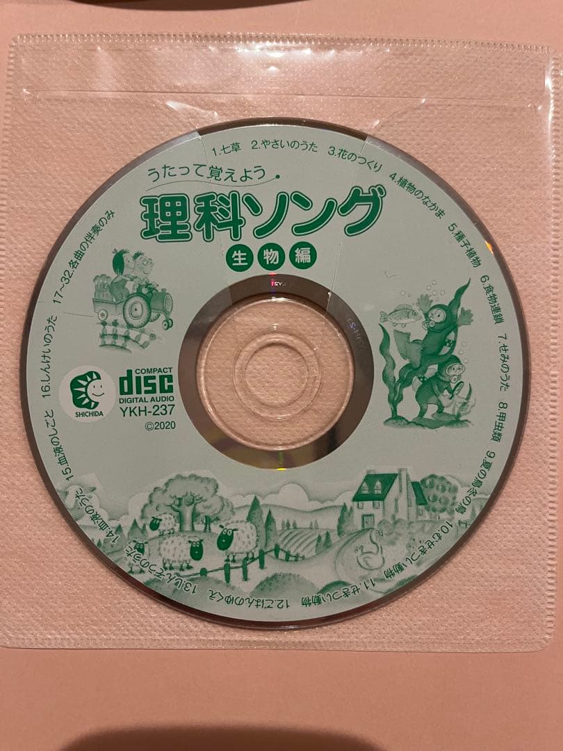 しちだしき CD 理科 社会 ソング