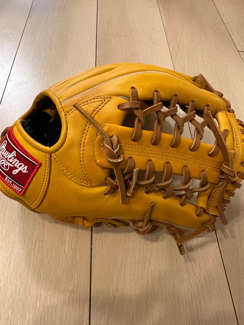 2/20日までの限定価格　Rawlings 軟式グローブ イエローセット