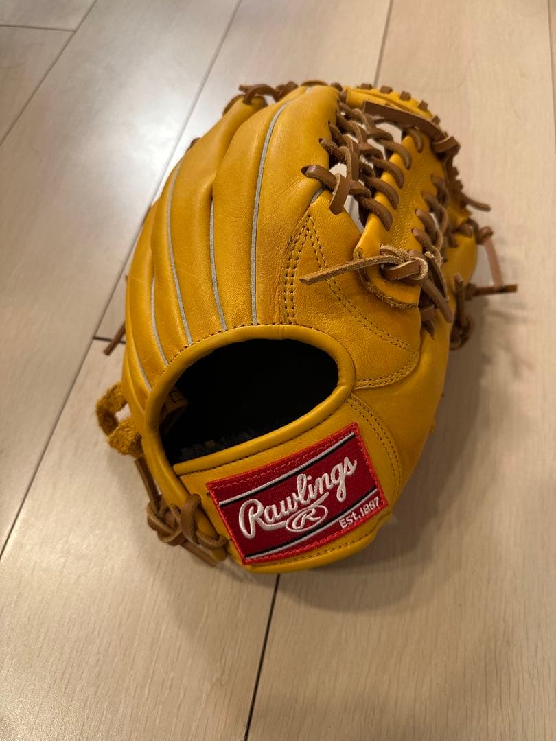 2/20日までの限定価格　Rawlings 軟式グローブ イエローセット