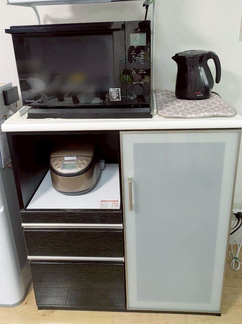 【値下げ　送料込み・9/19までの出品】ニトリ　食器棚　Ｎポスティア 90BK
