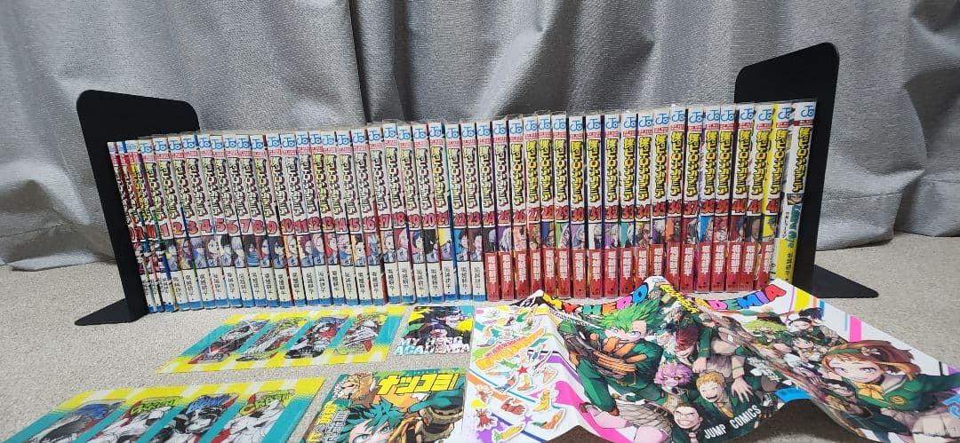 僕のヒーローアカデミア1~42巻 全巻セット　ポストカードなどのおまけ付き