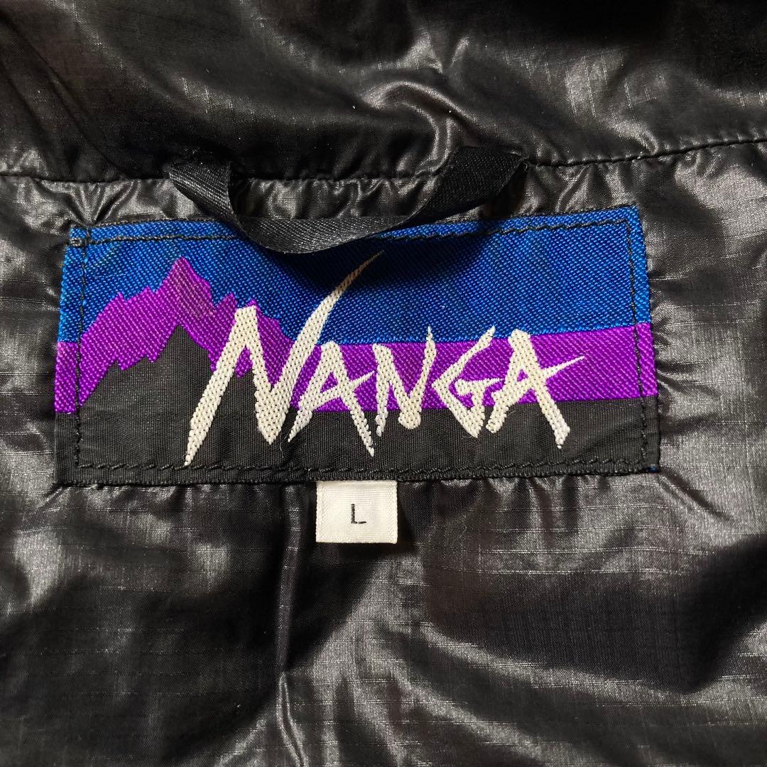 ジャケット・アウター NANGA down vest zipup black L