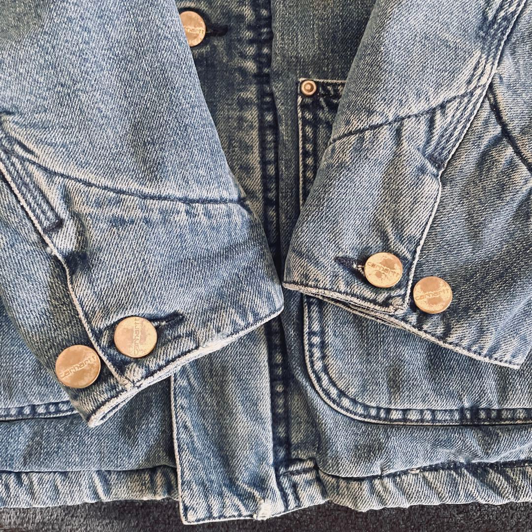 [希少]Carhartt デニムジャケット 裏ボア　アウター　メンズ