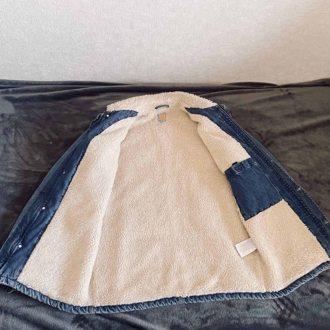 [希少]Carhartt デニムジャケット 裏ボア　アウター　メンズ