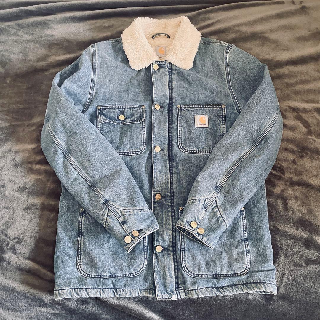 [希少]Carhartt デニムジャケット 裏ボア　アウター　メンズ