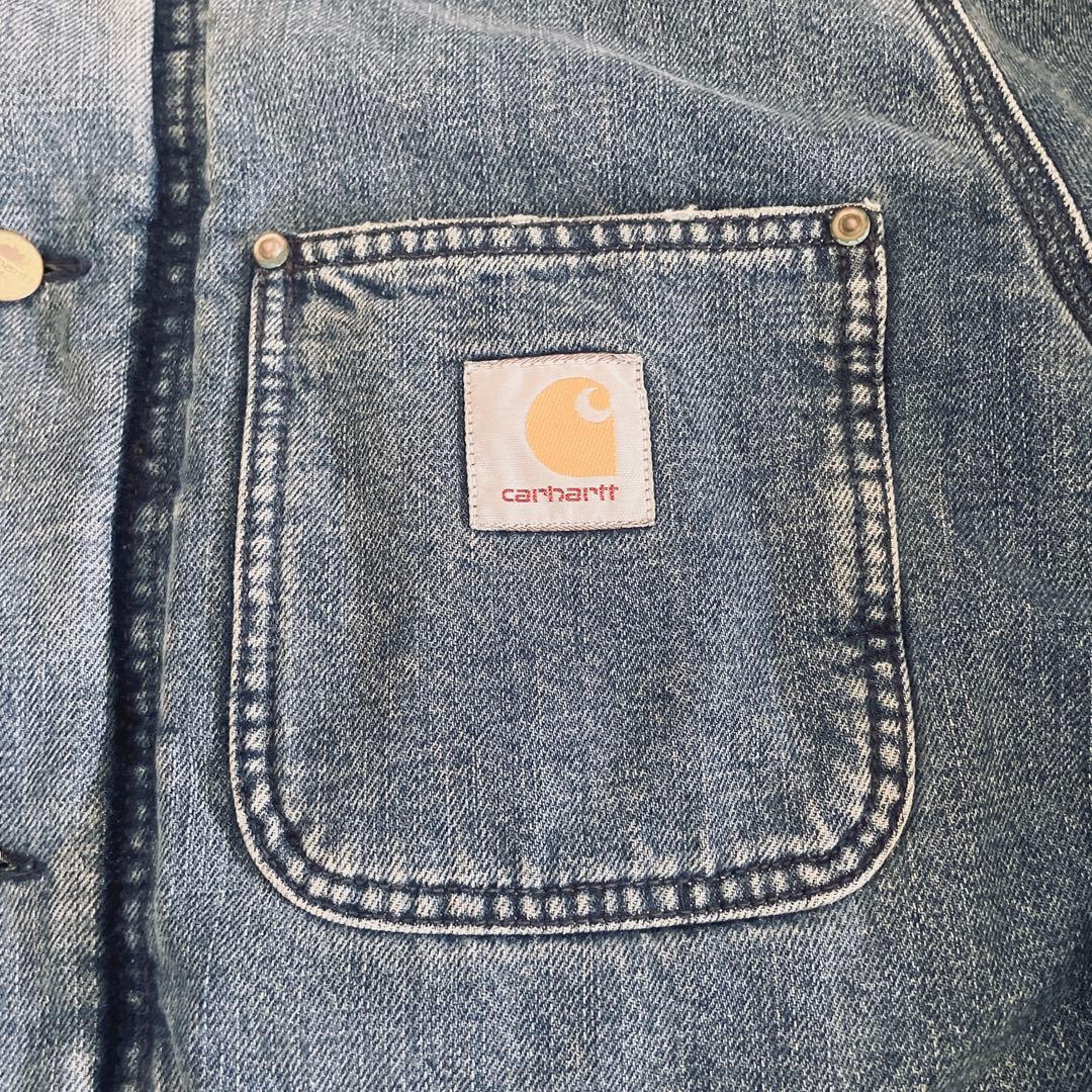 [希少]Carhartt デニムジャケット 裏ボア　アウター　メンズ
