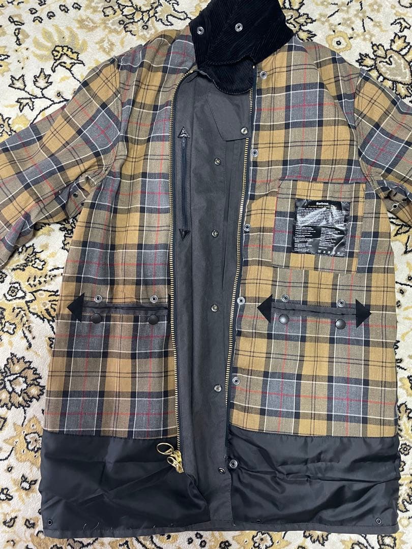 たかなさま　Barbour ボーダMWX2089GY93 国内正規品サイズ34