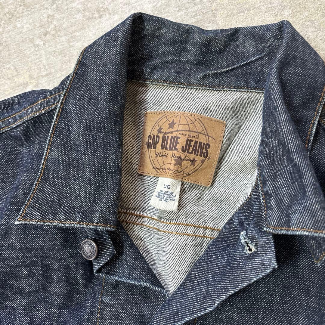 90s 貴重 OLD GAP ギャップ デニムジャケット Gジャン Lサイズ