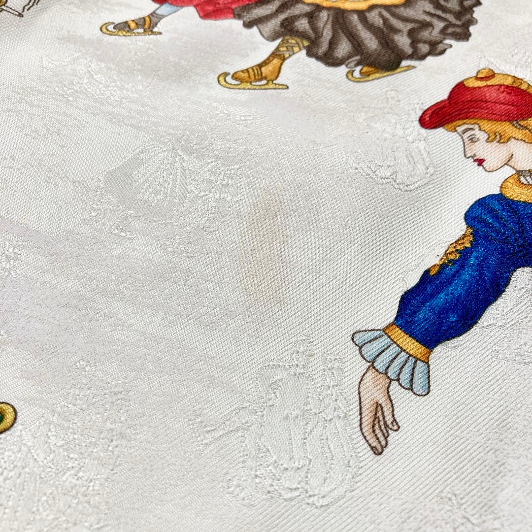 HERMES カレ 90 Joies d'Hiver 冬の愉しみ スカーフ