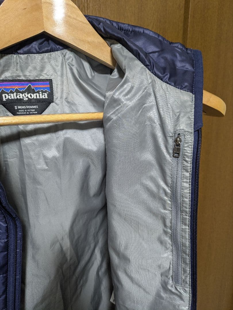 patagonia ナノパフベスト S ネイビー PRIMALOFT