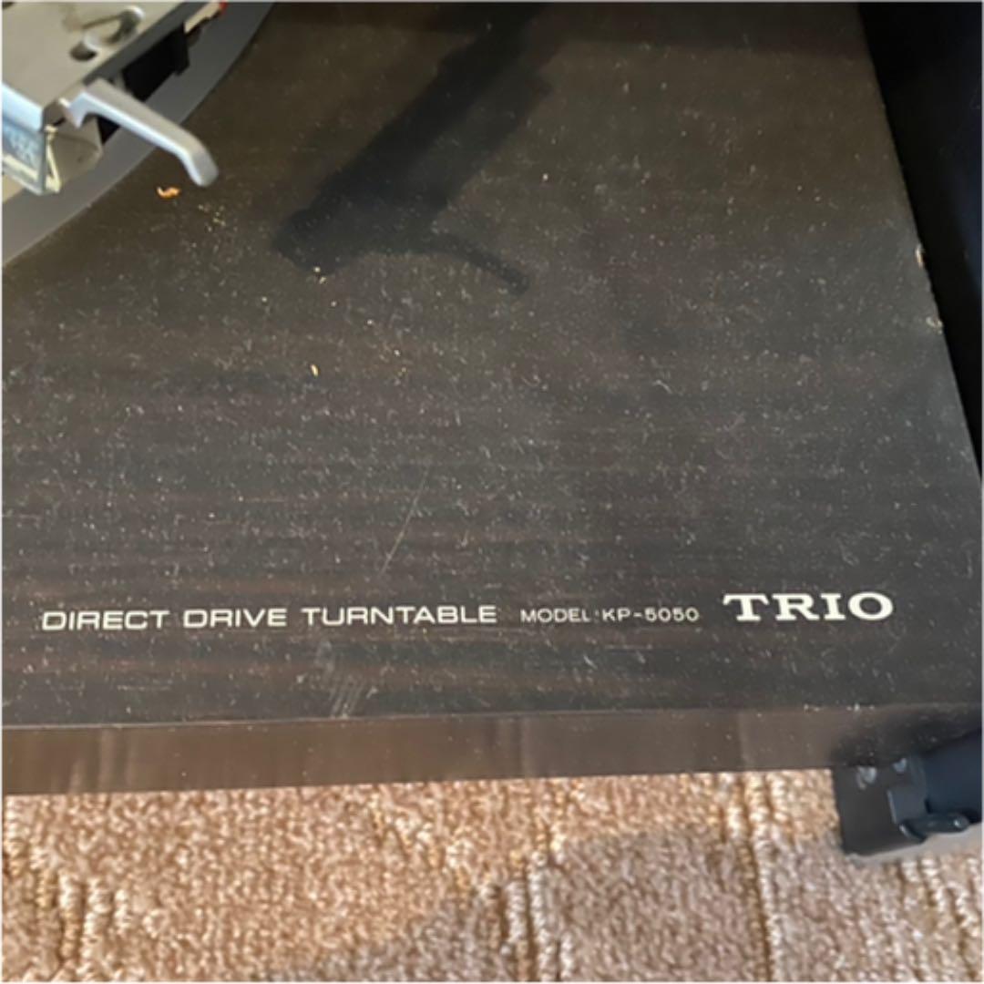 【値下げ】トリオ　ターンテーブル レコードプレイヤー　TRIO KP-5050