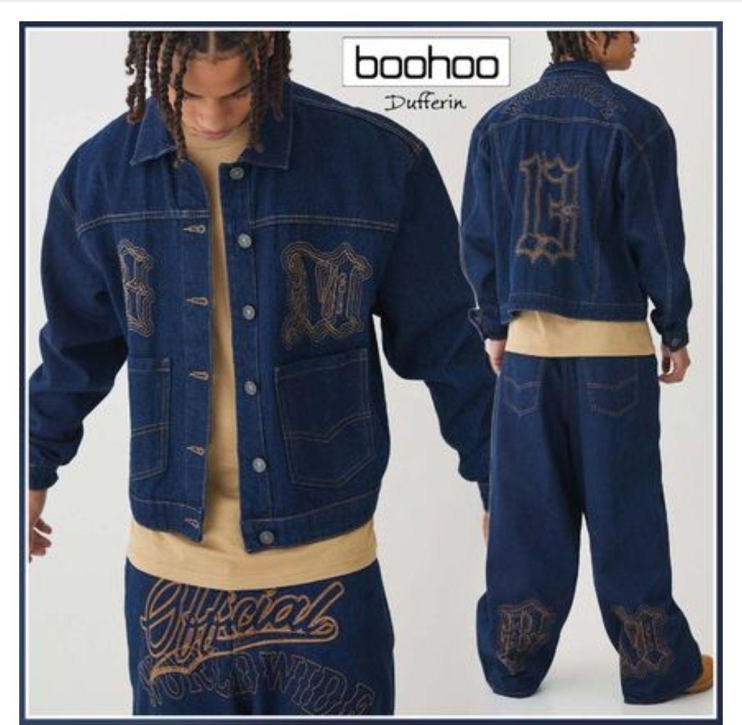 boohoo セットアップ デニムオンデニム デニムセットアップ