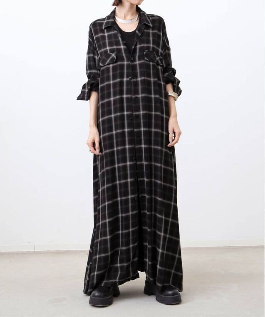 アパルトモンREMI REIEFレミレリー]CHECK SHIRT DRESS