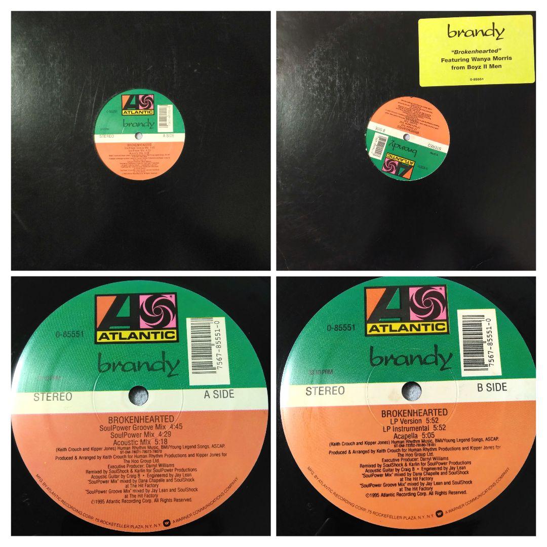 7枚まとめ売り Brandy R&B LP ヒット曲 レア音源 Remix