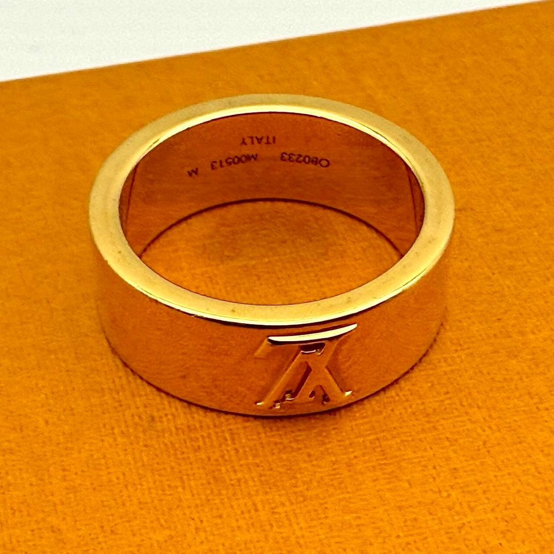 極美品　ルイヴィトン　インスティント　リング　ゴールド　19号