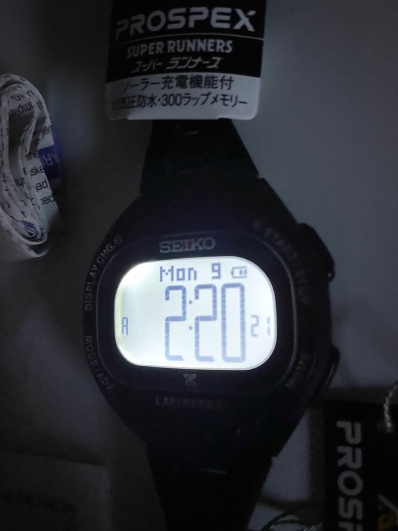 プロスペックス Super Runners ソーラー 発光 薄型ランナーズ
