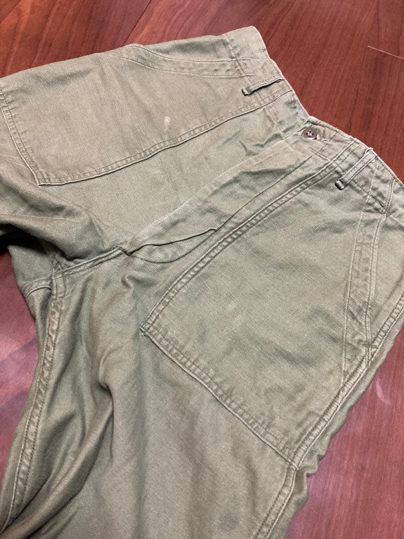 60s US ARMYベイカーパンツW30L33ビンテージオリジナル USA製
