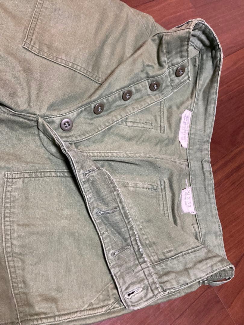 60s US ARMYベイカーパンツW30L33ビンテージオリジナル USA製