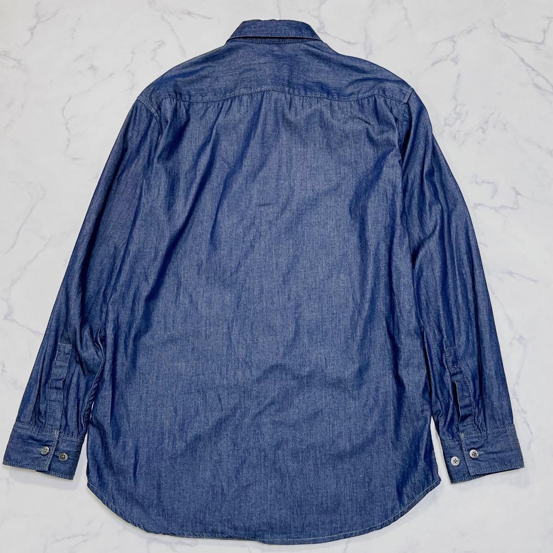 現行美品✨Theory セオリー ダンガリーシャツ ファインデニム 洗える