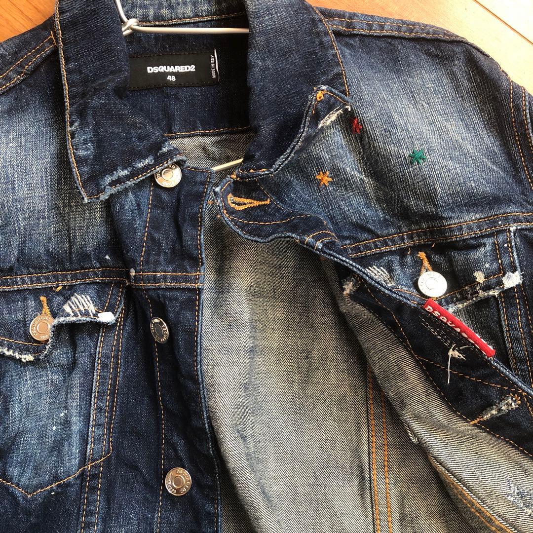 DSQUARED2 ダメージ加工 デニムジャケット