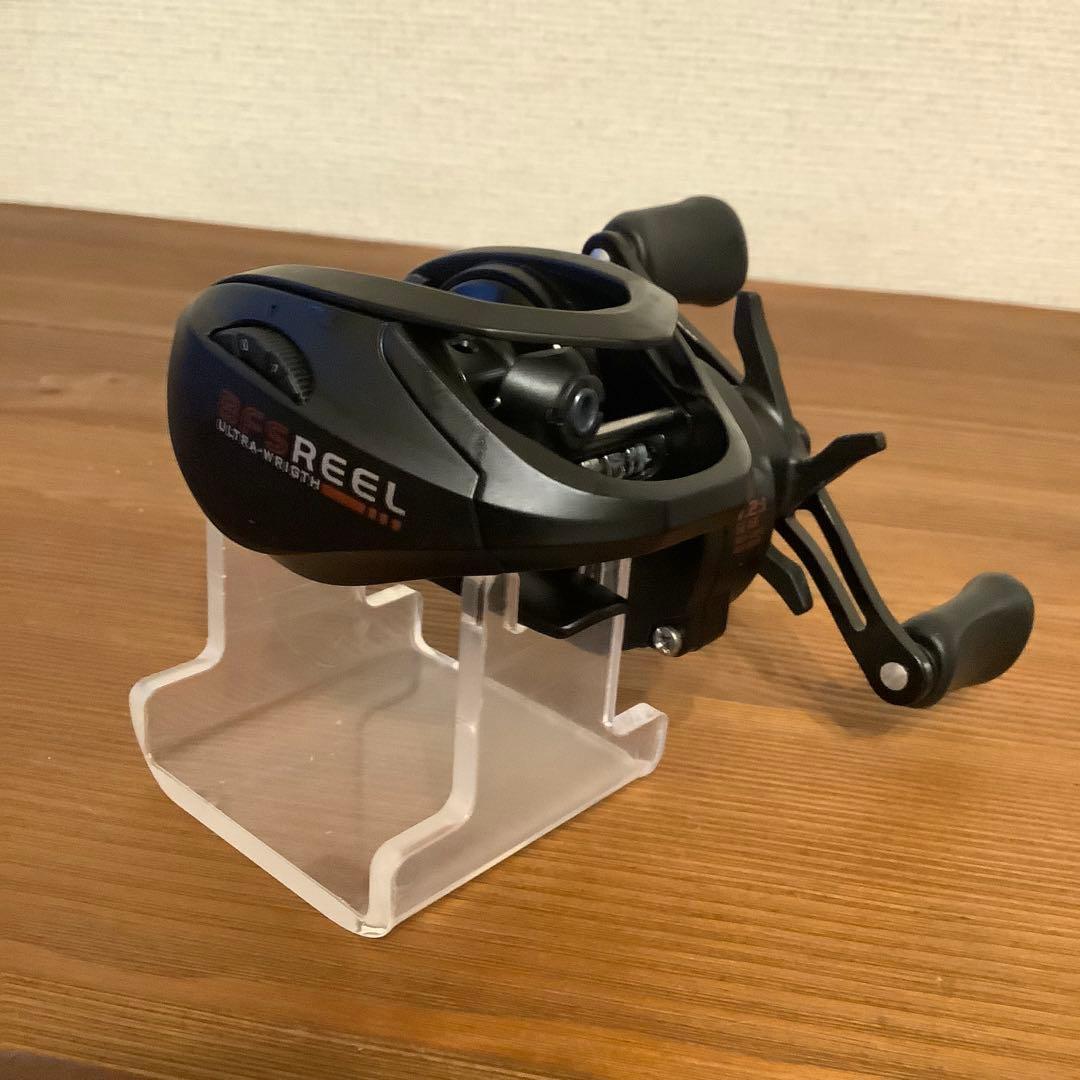 ショアジギ　ブラックバス　4ピース1.8mベイトロッド&ベイトリール　シーバス