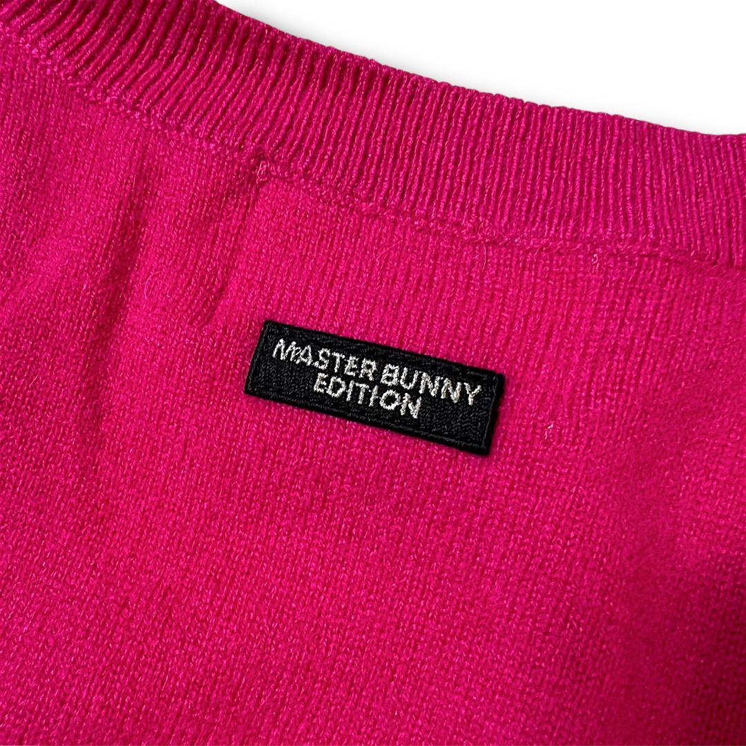 5 マスターバニー 定価30,800円 カシミヤ100％ Vネック ニットベスト