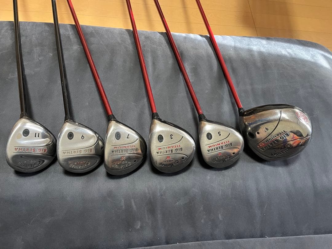 Callaway Big Bertha ドライバー、ウッド5本セット