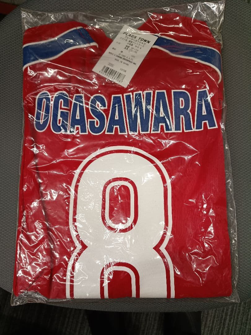 鹿島アントラーズ小笠原選手 8 サッカーTシャツ Lサイズ