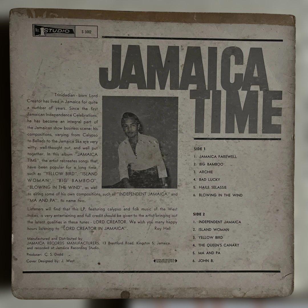 Lord Creator - Jamaica Time LP ジャマイカ盤