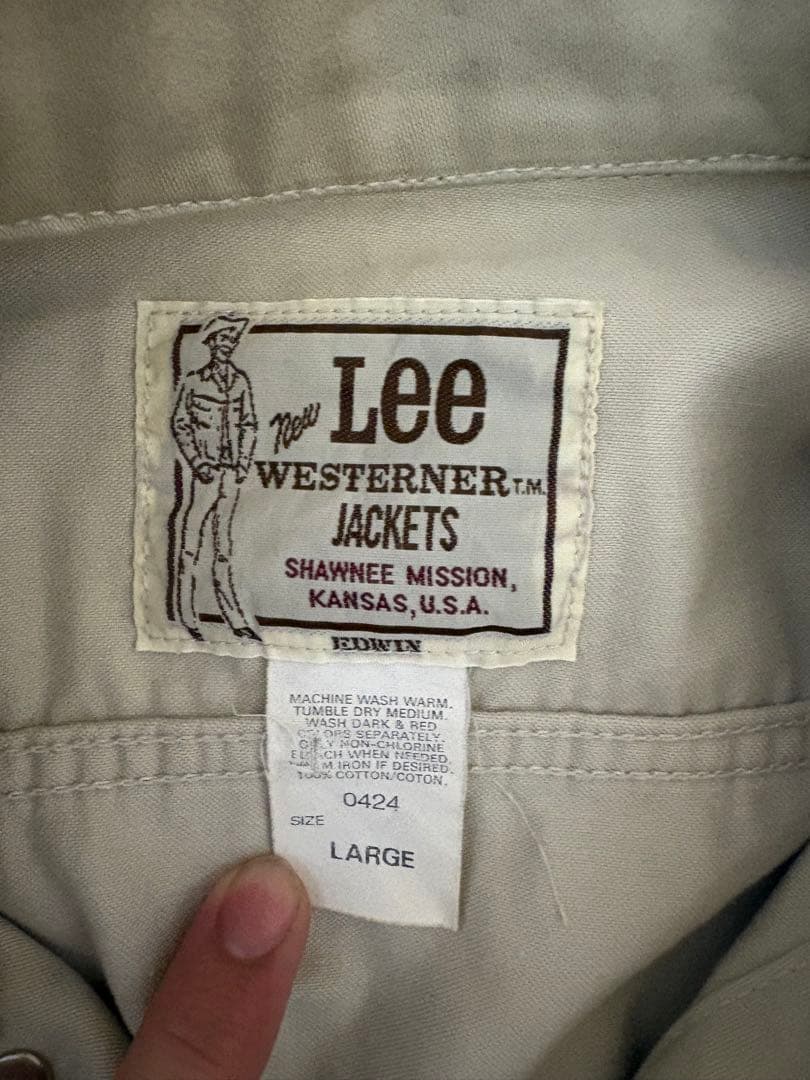 Lee Westerners ジャケット Lサイズ ホワイト