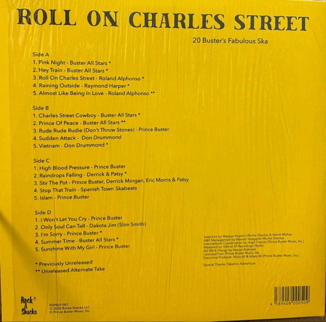 洋楽 PRINCE BUSTER ROLL ON CHARLES STREET LP