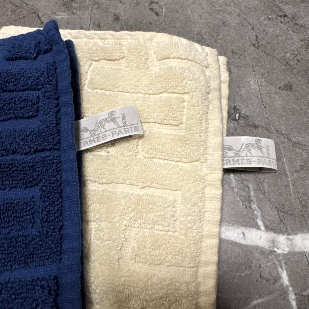 エルメスHERMESハンドタオル2点セット