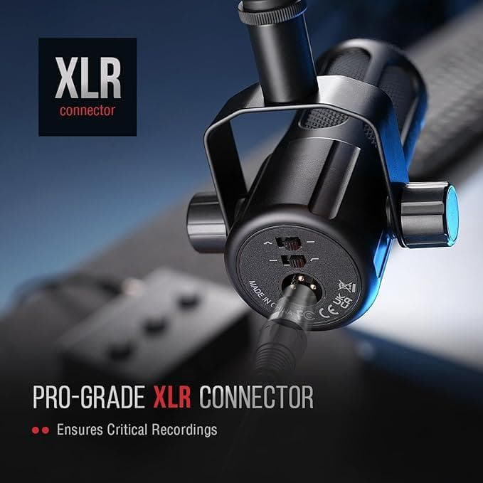 FIFINE XLR 高性能 ダイナミックマイク XLR端子のみ搭載 TANK1
