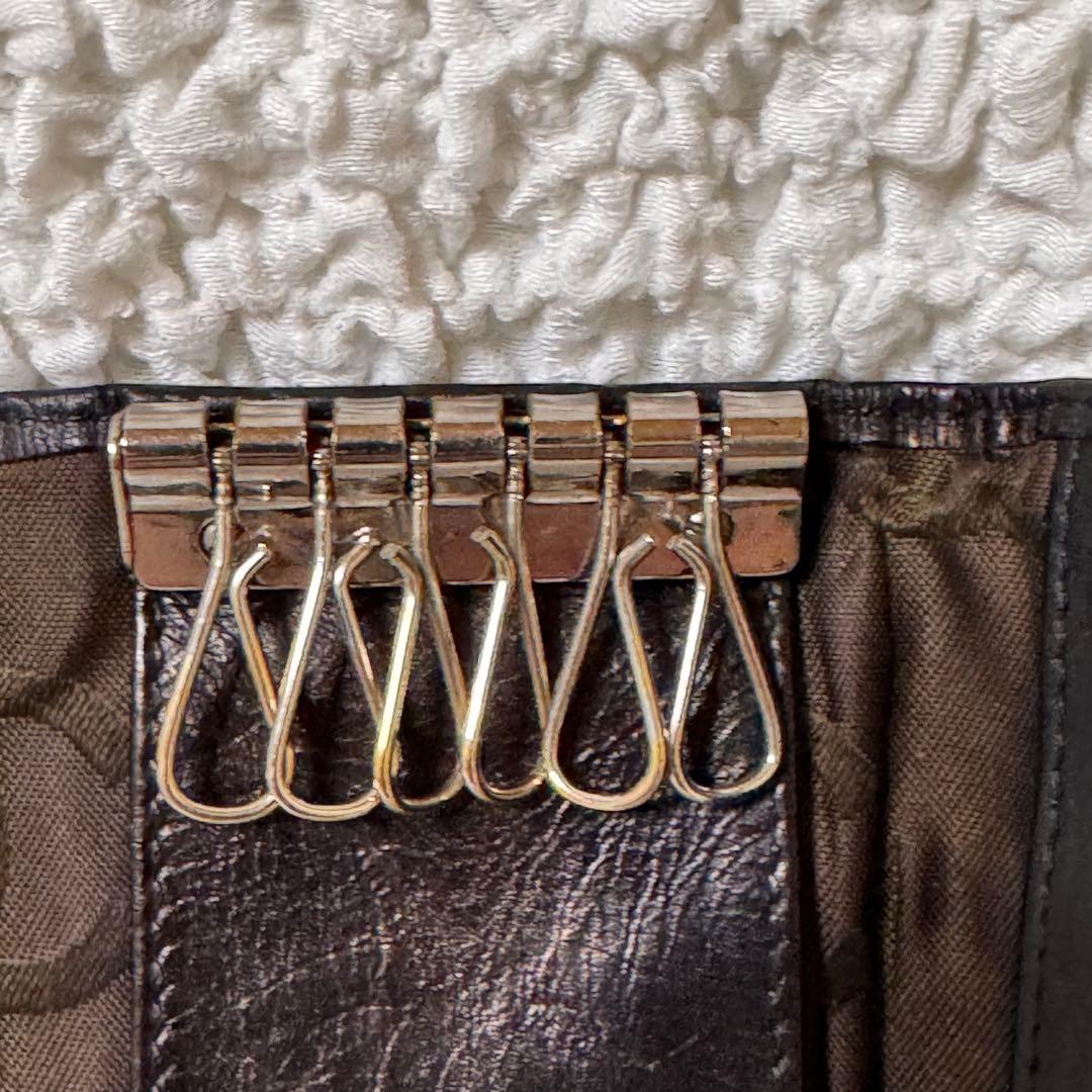 美品✨CHANEL シャネル 6連キーケース カンボンライン