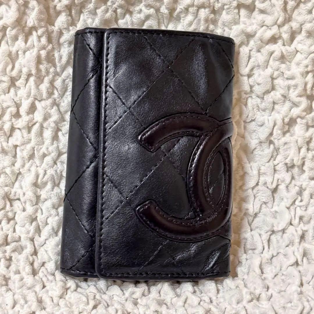 美品✨CHANEL シャネル 6連キーケース カンボンライン
