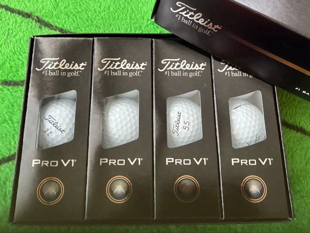 【Titleist PRO V1 】ゴルフボール 1ダース(ダブルナンバー)