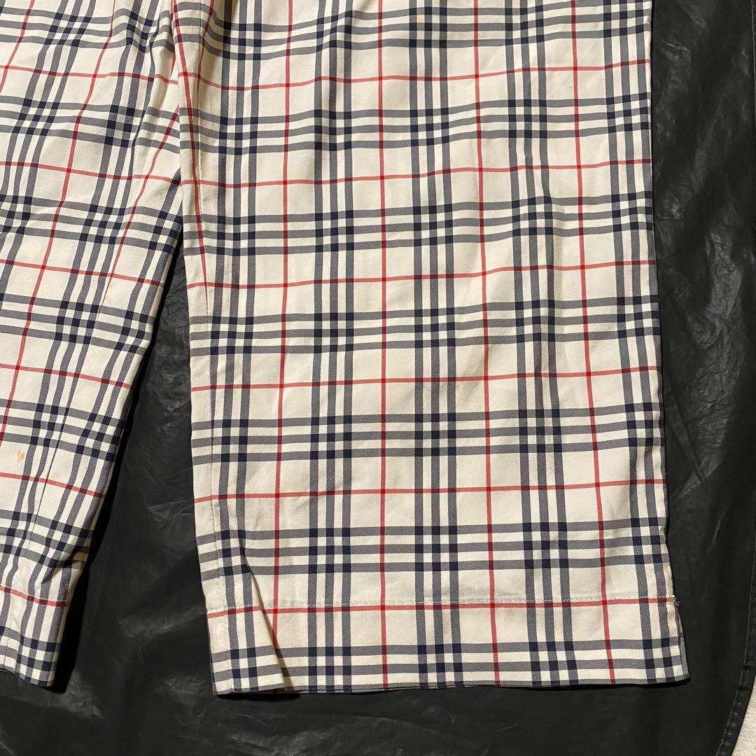 【美品◦2XL✨】バーバリーゴルフ 7分丈 ノバチェックパンツ 大きいサイズ