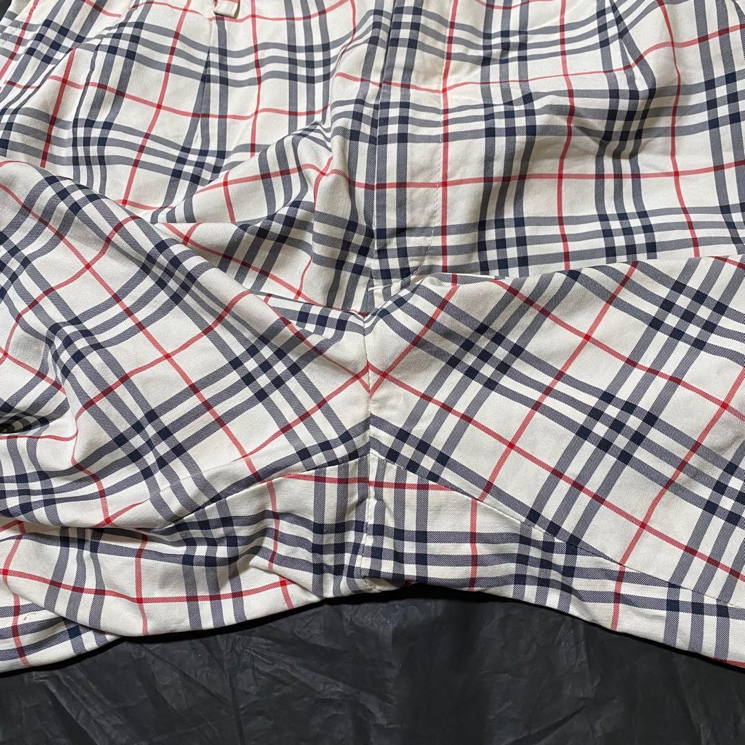 【美品◦2XL✨】バーバリーゴルフ 7分丈 ノバチェックパンツ 大きいサイズ
