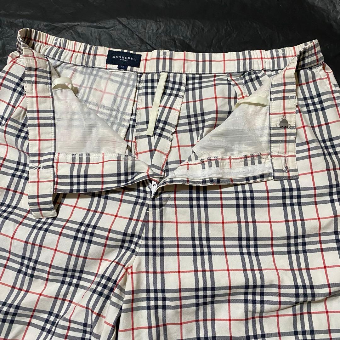 【美品◦2XL✨】バーバリーゴルフ 7分丈 ノバチェックパンツ 大きいサイズ