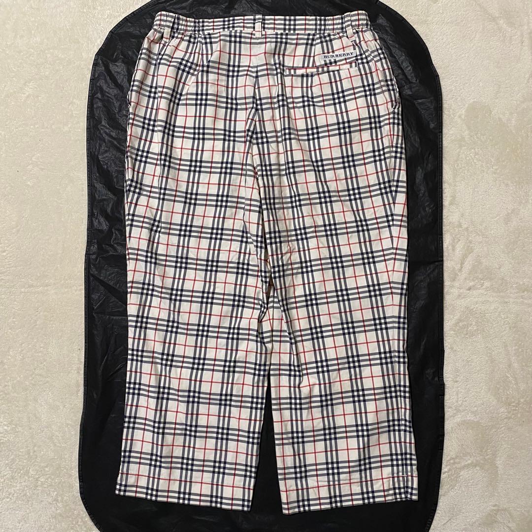 【美品◦2XL✨】バーバリーゴルフ 7分丈 ノバチェックパンツ 大きいサイズ