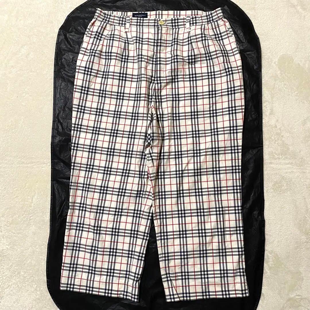 【美品◦2XL✨】バーバリーゴルフ 7分丈 ノバチェックパンツ 大きいサイズ