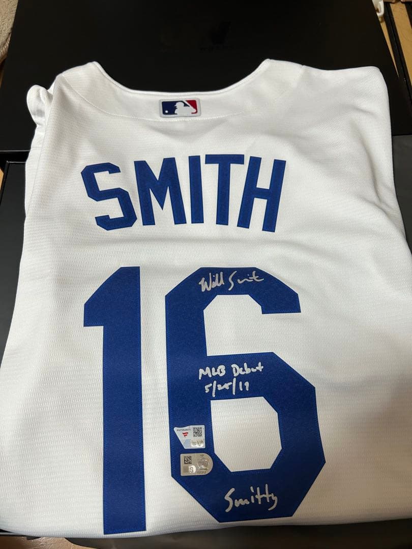 MLB ドジャース　ウィルスミス　サイン　ユニフォーム