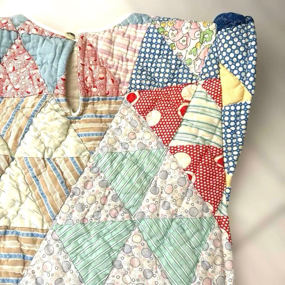 @*@様 オークションnude vintageパッチワーク キルト ベスト