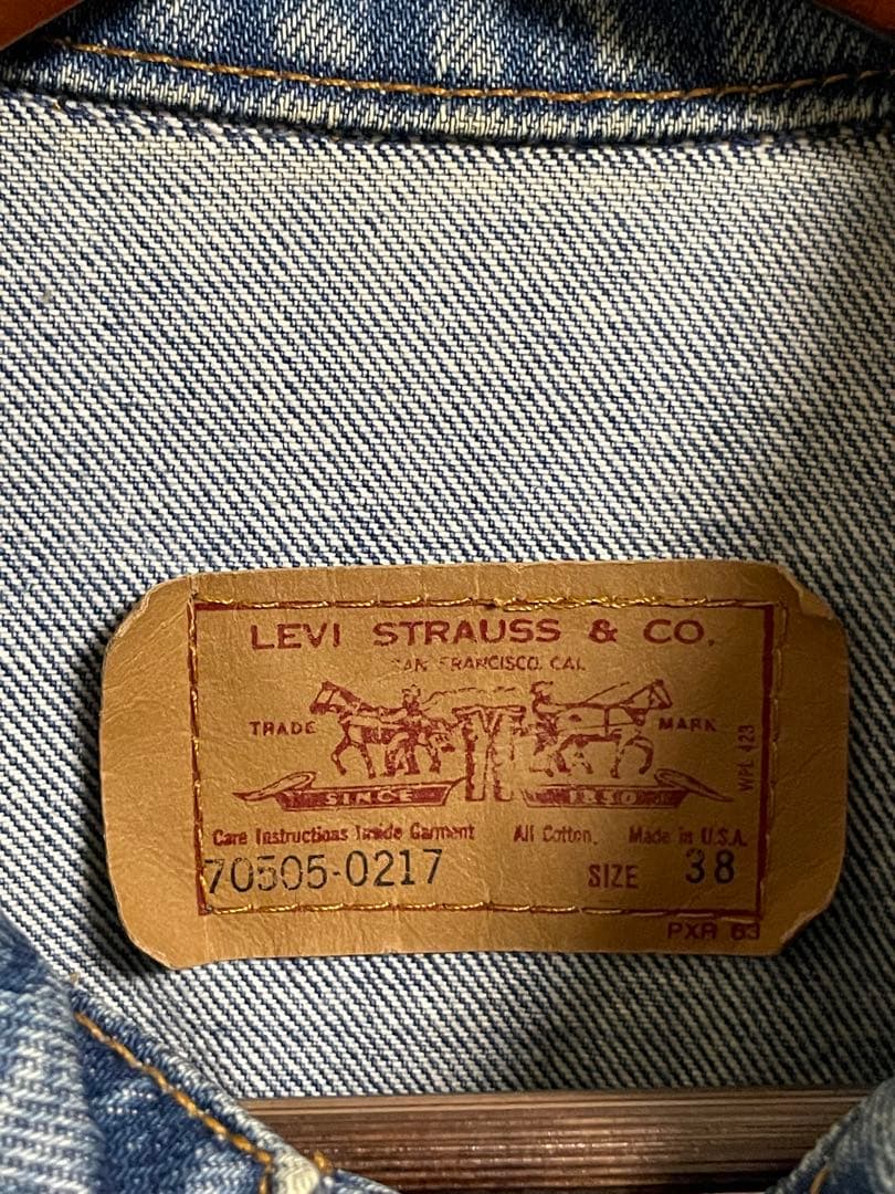 Levi's リーバイス　70505 0217 38 デニムジャケット　アメリカ