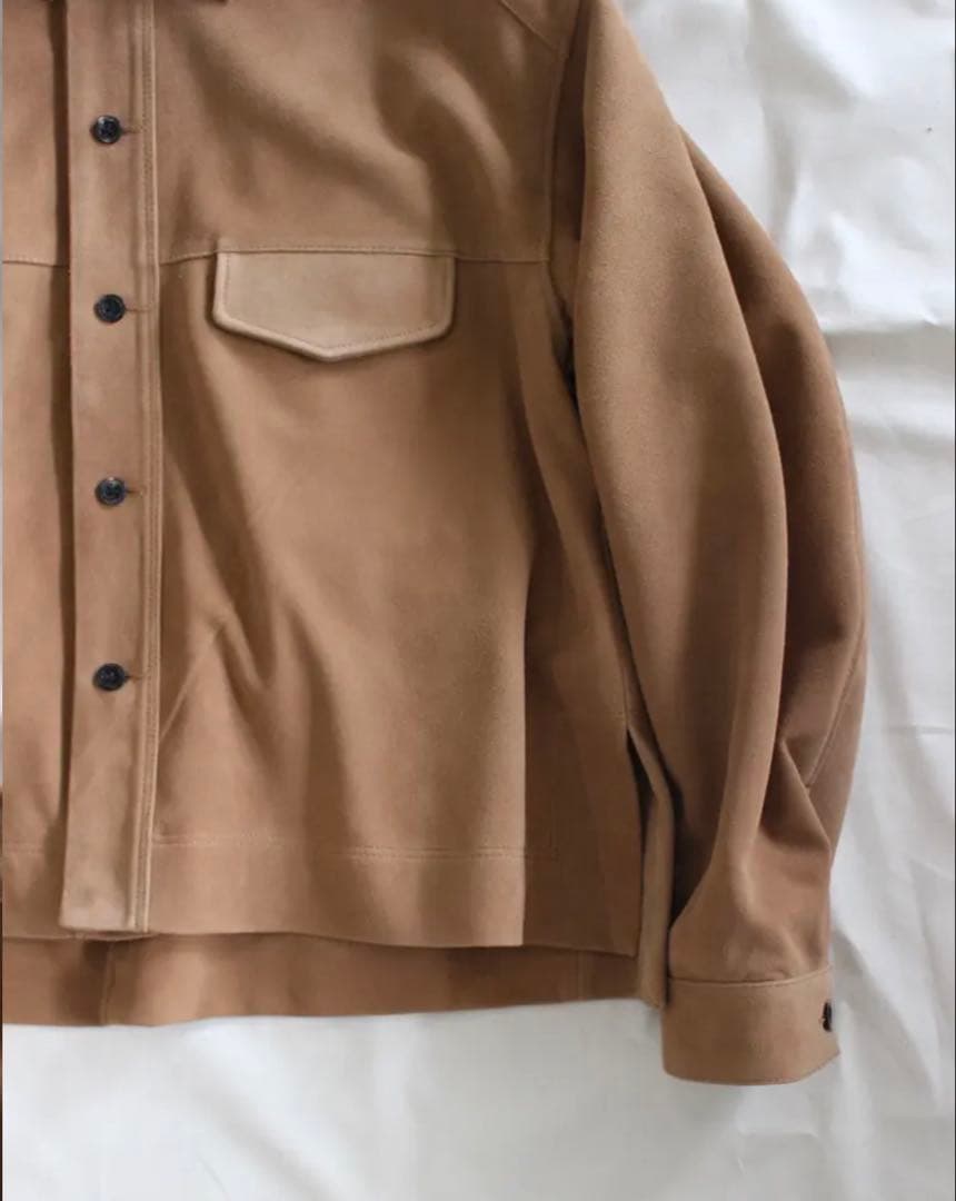 D*T様 ANCELLM 25SS SUEDE SHORT SHIRT JACK