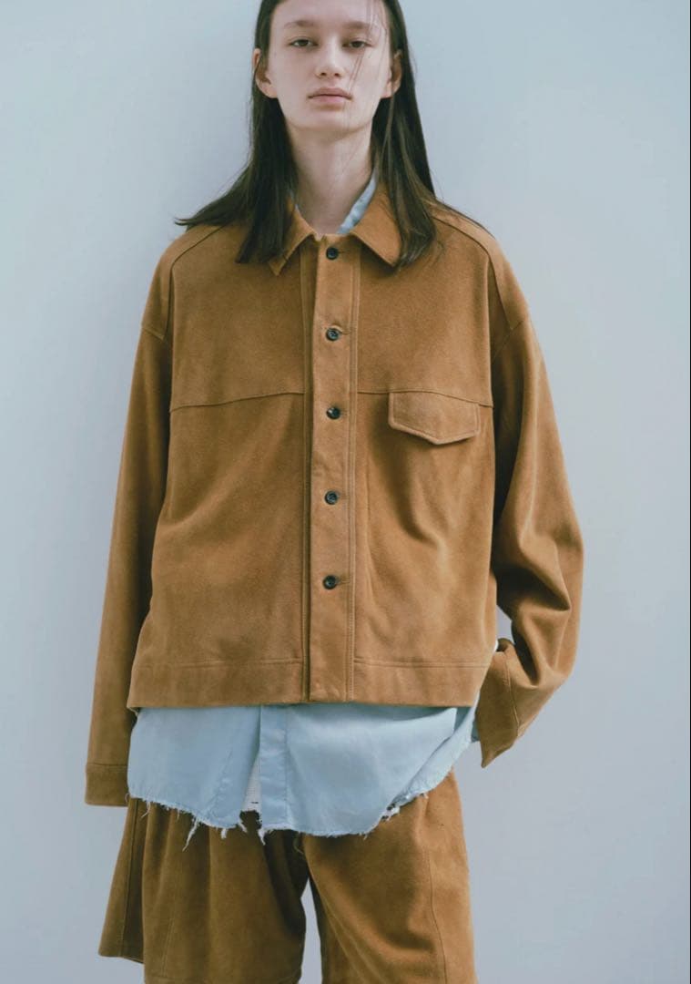 D*T様 ANCELLM 25SS SUEDE SHORT SHIRT JACK