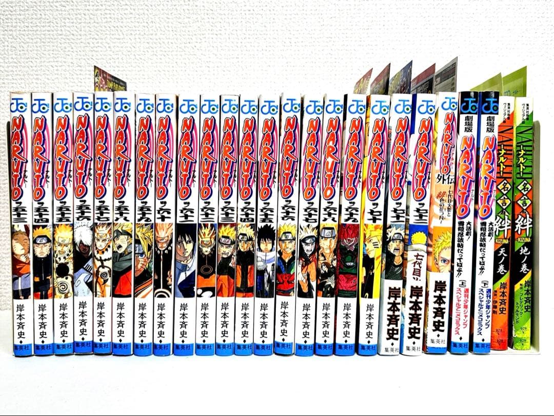 【初版多数】 ナルト NARUTO 全巻セット 全72巻＋外伝＋ 4冊