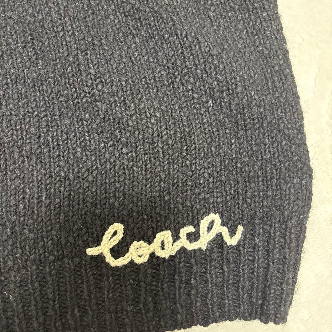 専用COACH ブラック ニットベスト