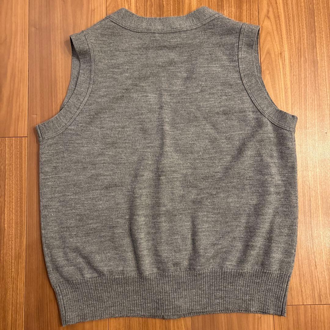 【RonHerman DEMYLEE】美品 グレー Vネックベスト XS ウール
